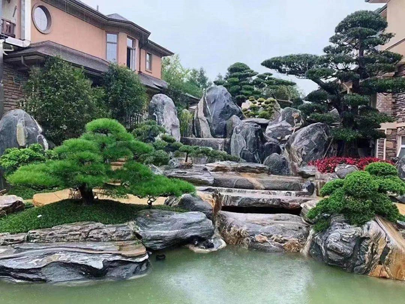 魚池與景觀處理